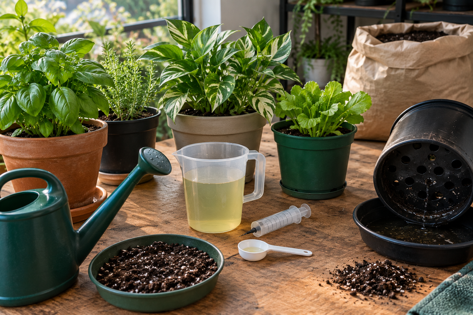 Como adubar plantas em vasos sem exagerar no fertilizante