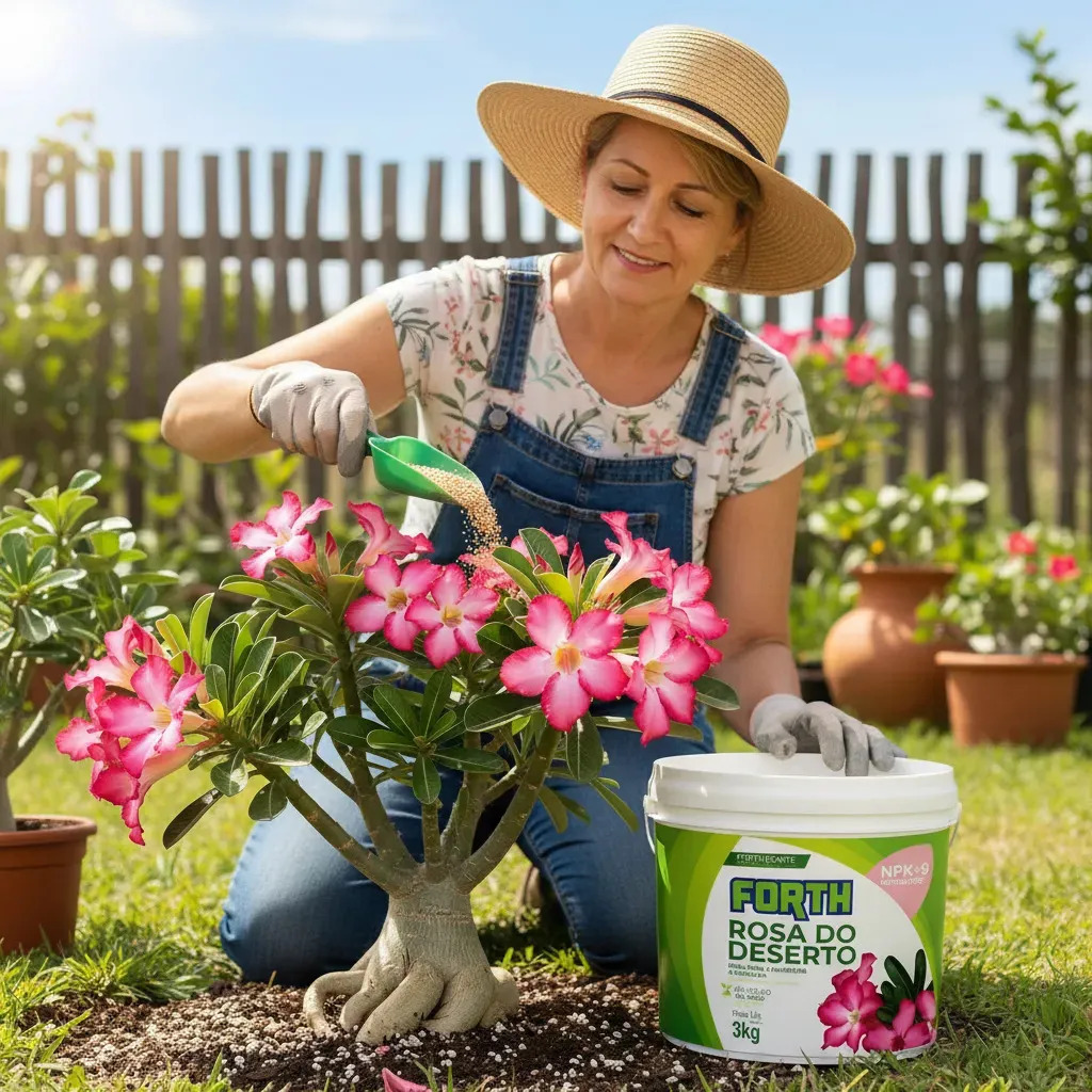 Adubo Fertilizante Forth Rosa Do Deserto 3kg Floração Flor
