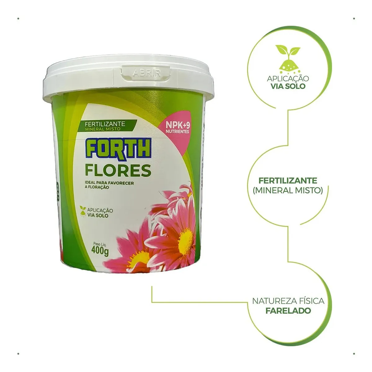 Fertilizante Adubo Forth Flores 400g
