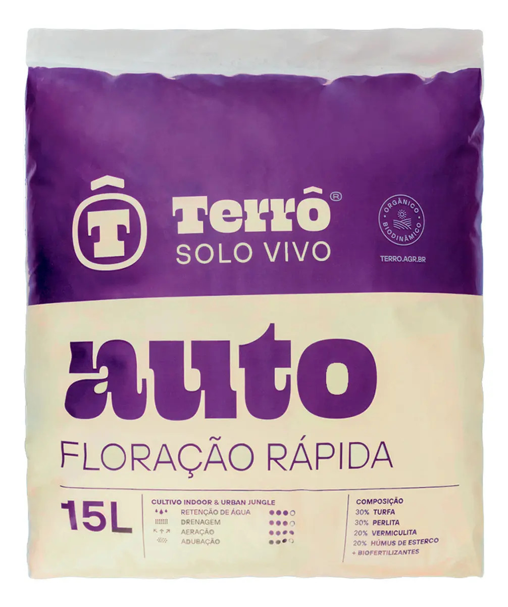 Substrato Orgânico Terro 15L Auto