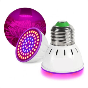 Lâmpada LED Grow 28W E27 Bivolt Full Spectrum UV IR Cultivo Indoor