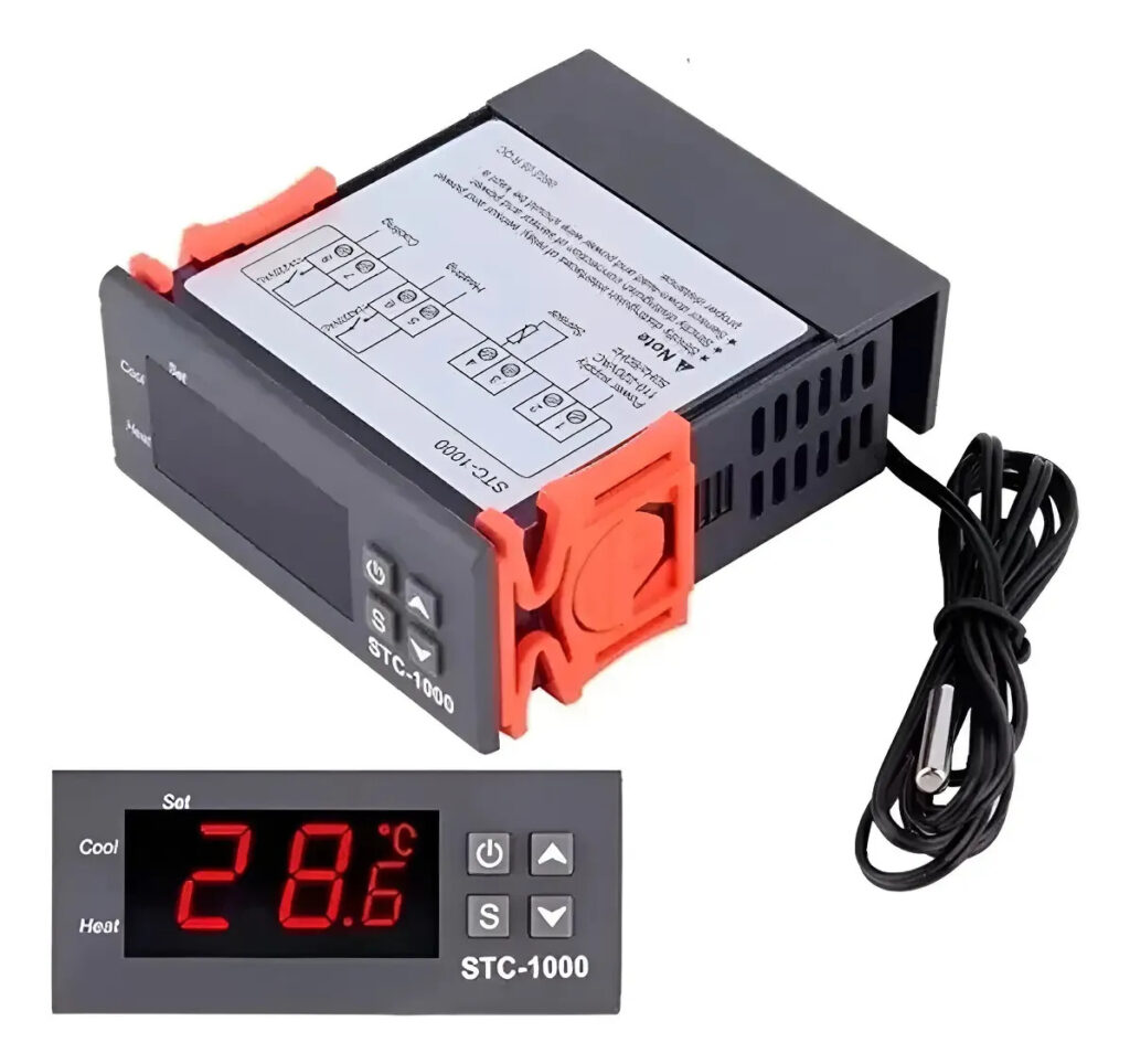 Termostato Digital Stc-1000 Controlador Temperatura 110/220v