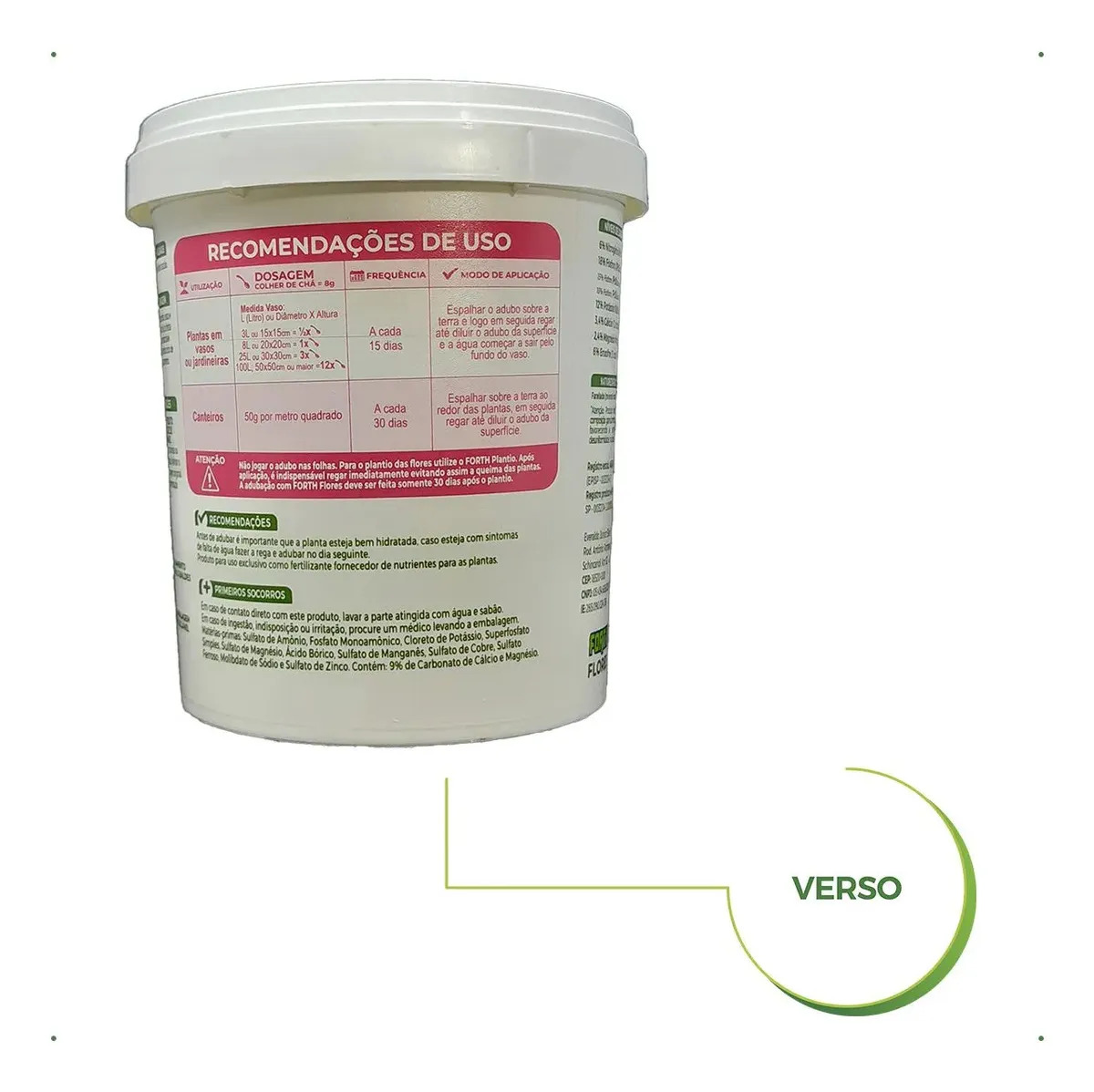 Fertilizante Adubo Forth Flores 400g