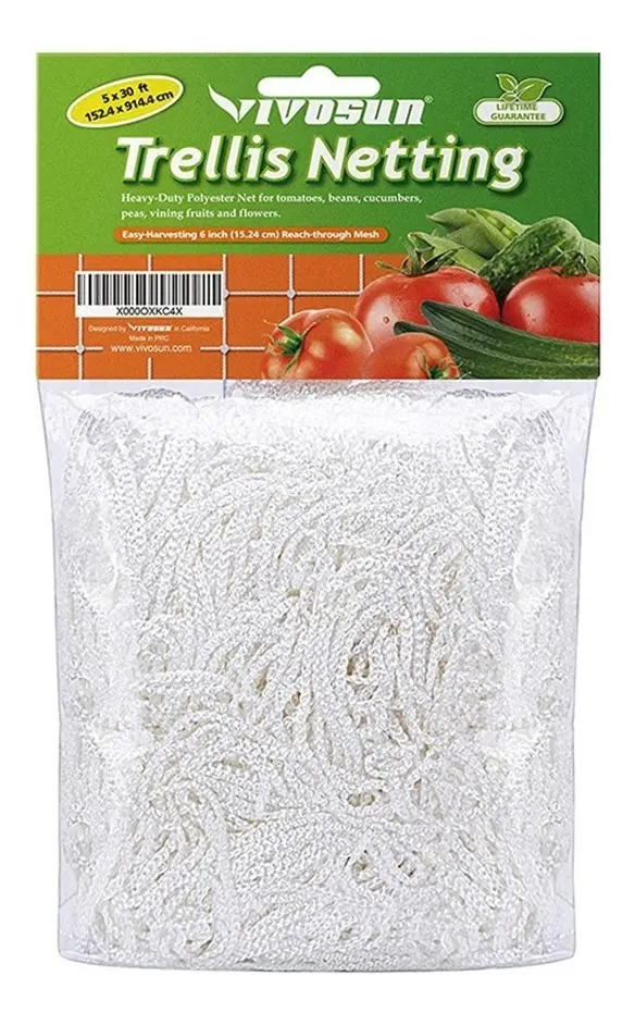 Rede De Scrog Em Poliester 120x120cm Cultivo Indoor Grow Tamanho