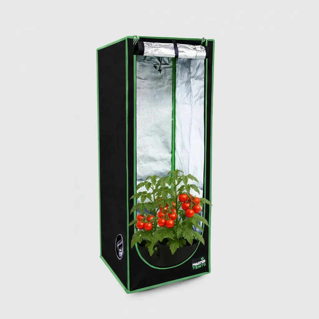 Estufa Grow 60×60 Tenda Cultivo Indoor Com Tela Anti Praga Cor Preto