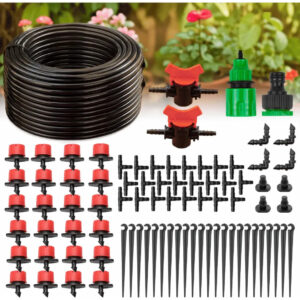 Kit Irrigação 24 Vasos Horta Gotejamento Microtubo Completo
