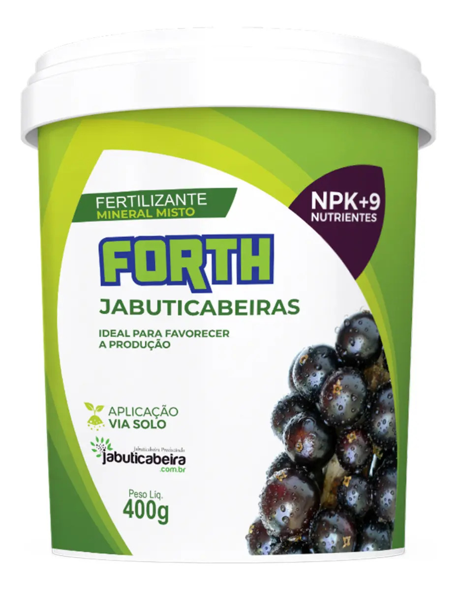 Adubo Forth Para Jabuticabeiras NPK, Farelado de 400g