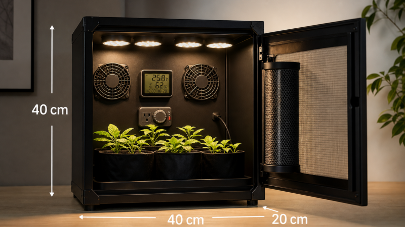 Estufa Indoor PC Grow 4 Lâmpadas 112W: vale a pena?