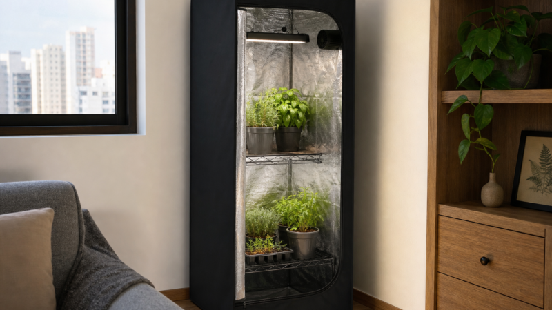Estufa Master Plants 40x40x120 vale a pena? Review editorial para cultivo indoor compacto