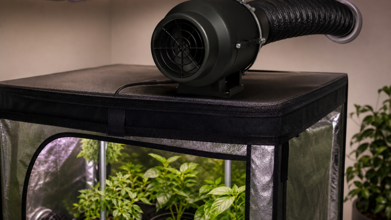 Exaustor Leds Indoor 100mm é bom para cultivo indoor?