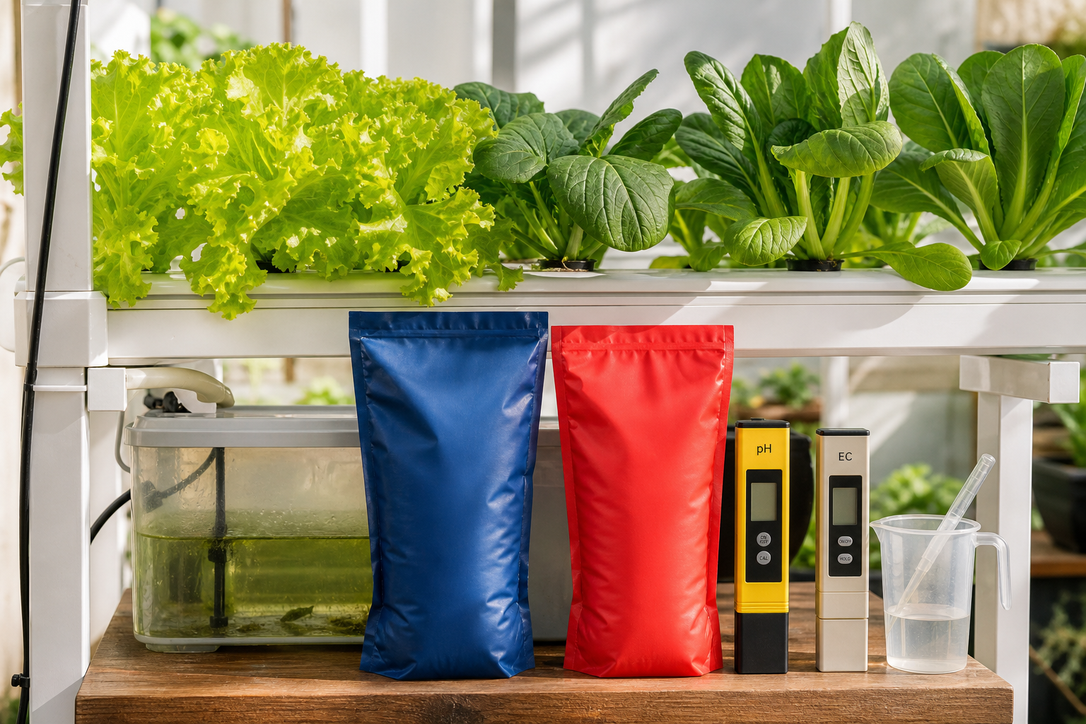 Solução Nutritiva Plantpar Flex Azul e Vermelho vale a pena? Review para hidroponia
